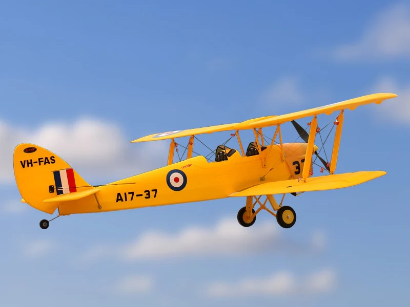 Dynam Tiger Moth V2 1270mm EPO Electric RC Plane Ready-To-Fly